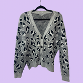 Leopard Print Cardigan