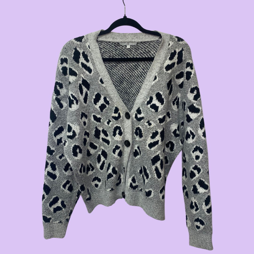 Leopard Print Cardigan