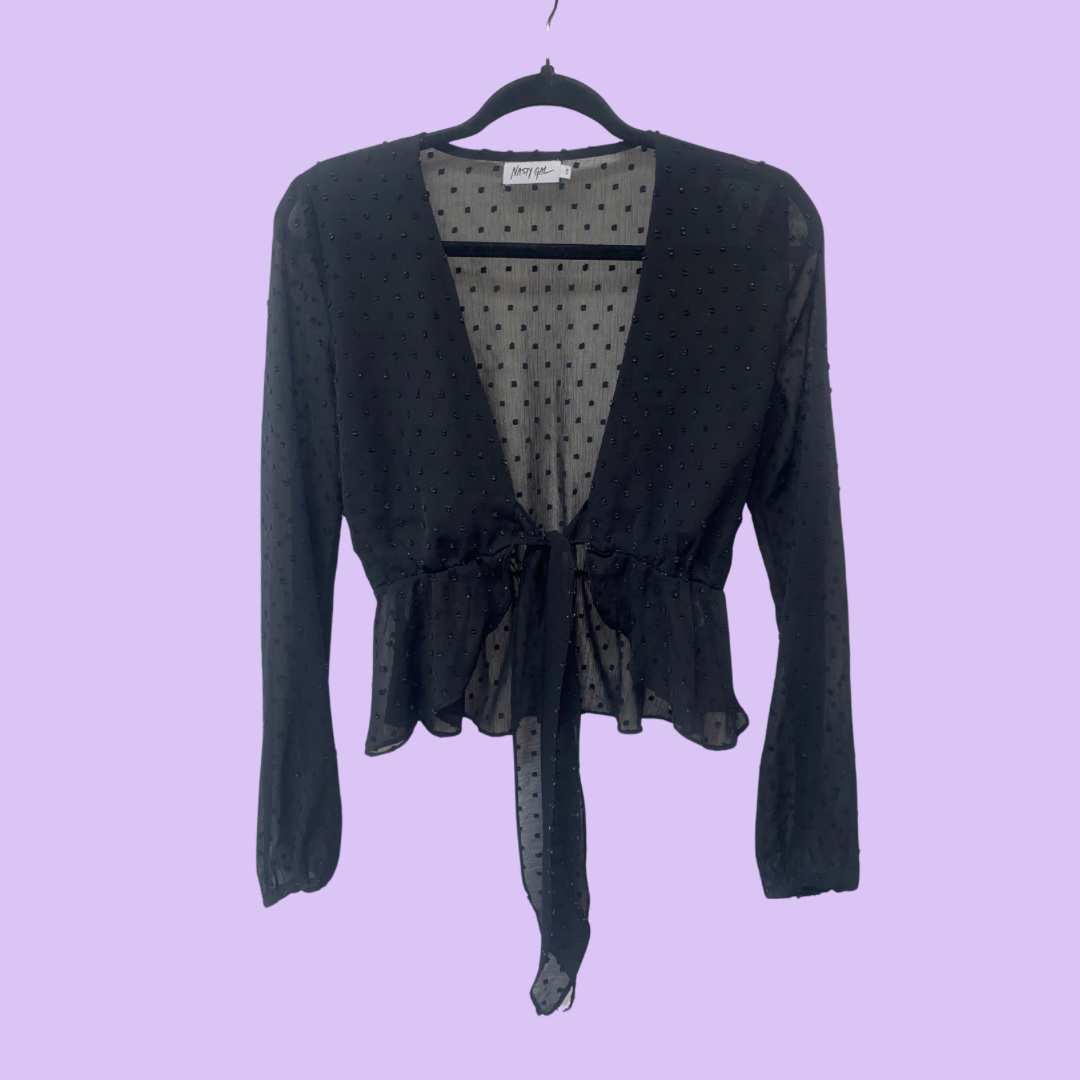 Sheer Wrap Top