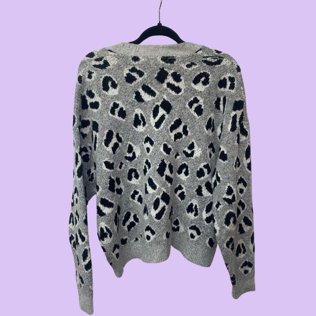 Leopard Print Cardigan