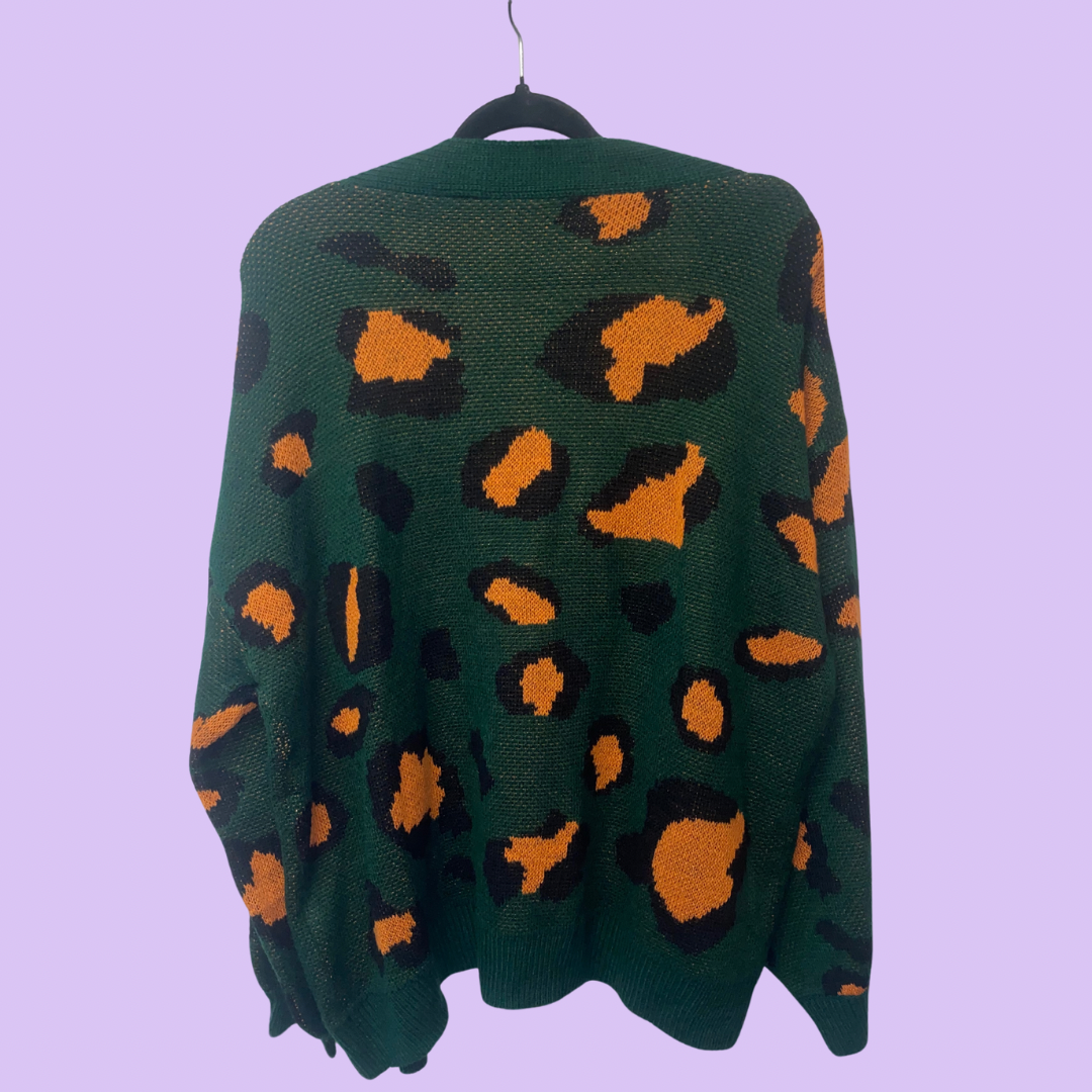 Leopard Print Cardigan