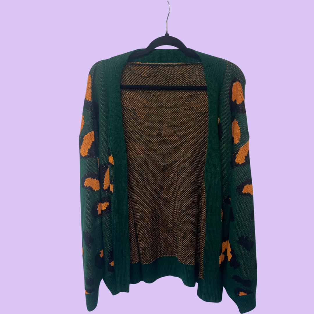 Leopard Print Cardigan