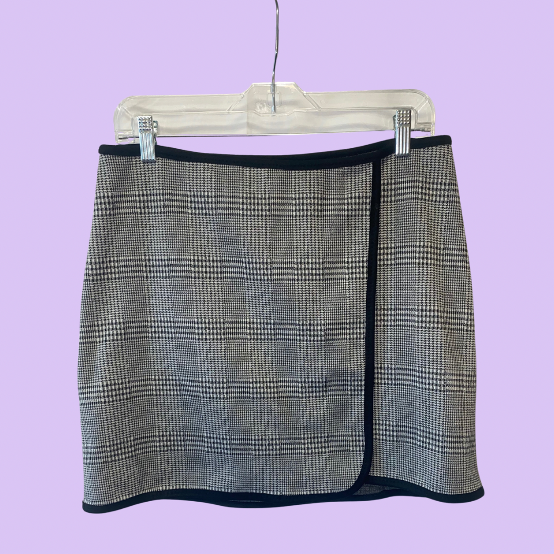 Vintage Gingham Printed Skirt